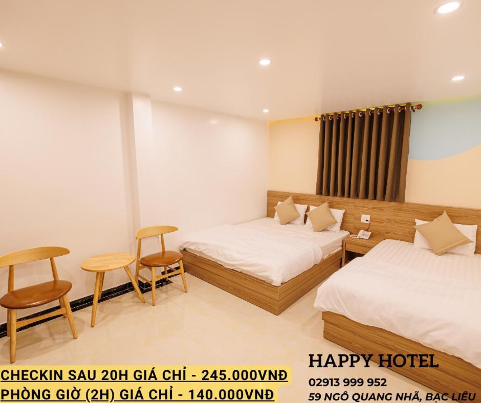 Happy Hotel Bac Lieu Extérieur photo